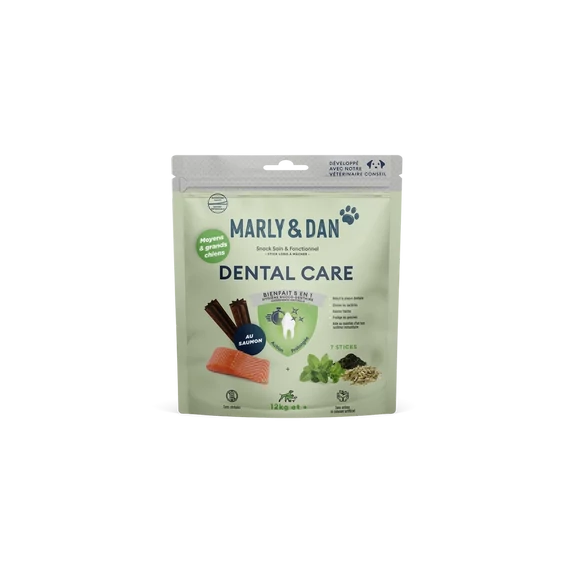 Marly & Dan Dental M - L for Dog 7 Dental Sticks 140g 