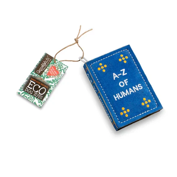 A Z of Humans öko kutyajáték könyv formában kutyáknak