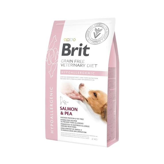 Brit VD Hypoallergenic lazacos kutyatáp 12 kg