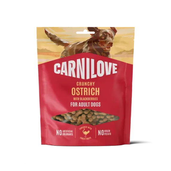 Carnilove Dog Crunchy Snack struccos szedres gabonamentes kutyajutalomfalat 200g