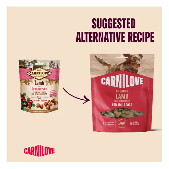 Carnilove Dog Crunchy Snack Lamb With Cranberries - Bárány Tőzegáfonyával 200g