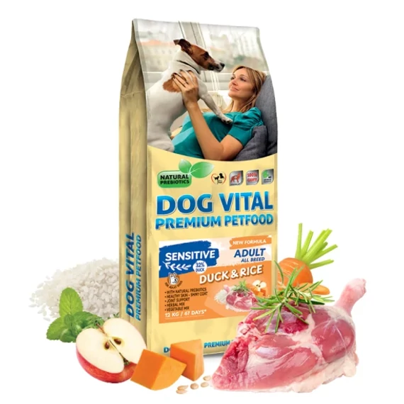 Dog Vital Sensitive Adult Duck&Rice All breeds 12kg