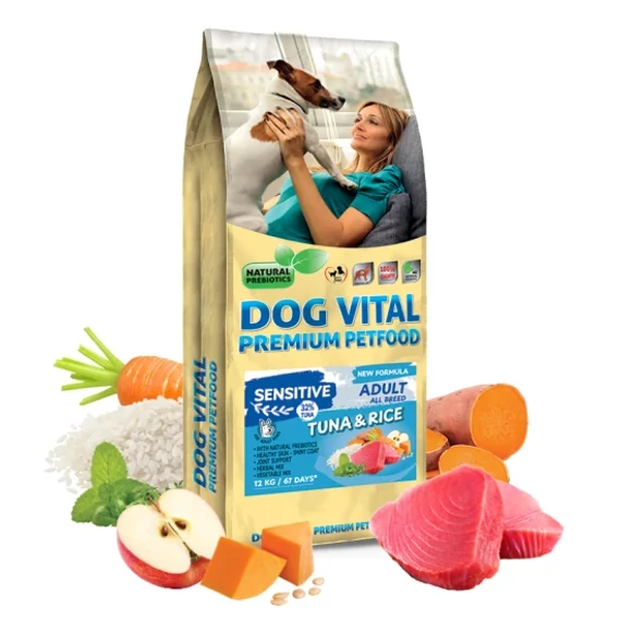 Dog Vital Sensitive Adult Tuna&Rice All breeds 12kg