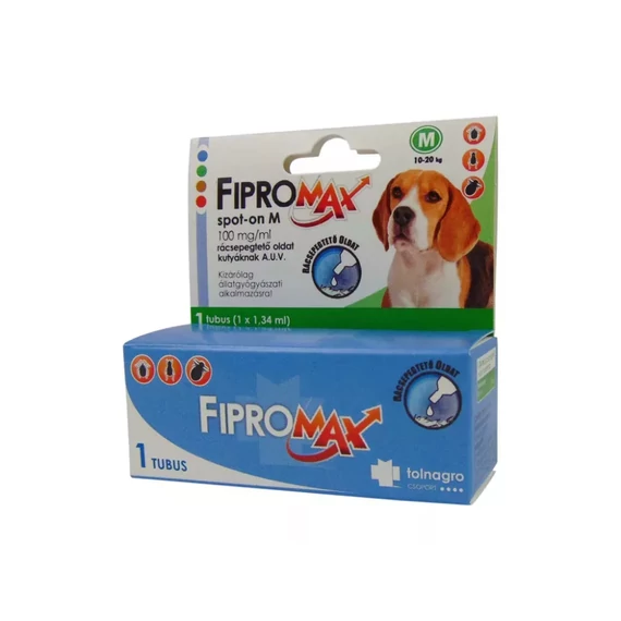 Fipromax Spot-On M 1,34 ml 3db – bolha és kullancs elleni spot-on közepes testű kutyáknak