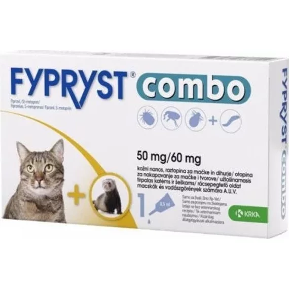 FYPRYST Combo Spot-On bolha és kullancs elleni csepp macskáknak