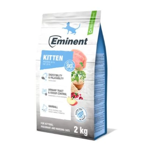 Eminent Adult Kitten Csirke 2kg – Gluténmentes száraz macskatáp kölyök macskáknak
