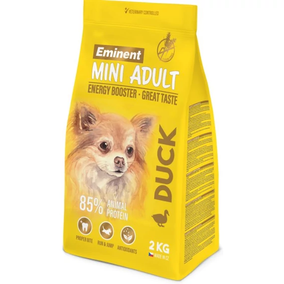 Eminent Mini Adult Duck 2 kg kacsahúsos száraztáp kistestű kutyáknak