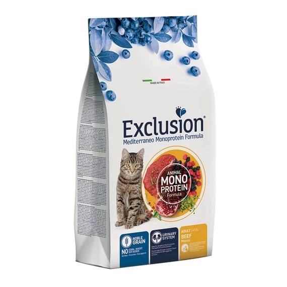Exclusion Mono Noble Grain Cat Adult Beef 12kg marhás macskatáp