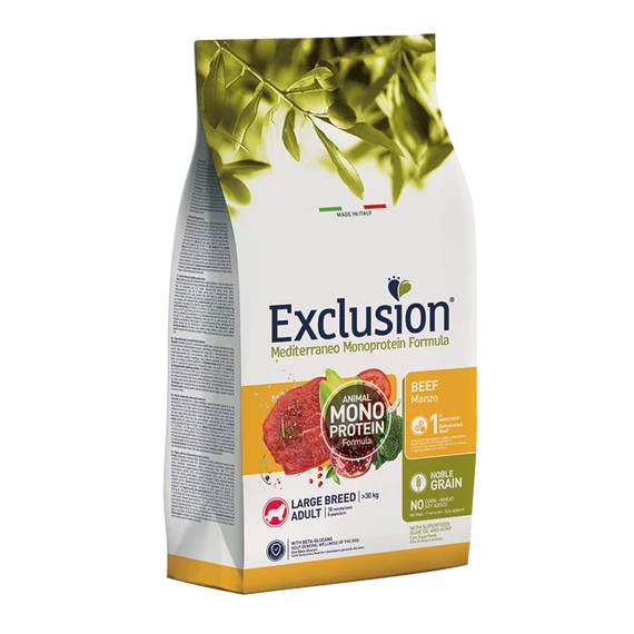 Exclusion Mono Noble Grain Adult Beef Large 12 kg száraz kutyatáp