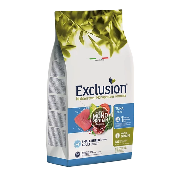 Exclusion Mono Noble Grain Adult Tuna Small 7 kg száraz kutyatáp