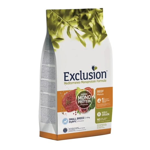 Exclusion Mono Noble Grain Puppy Beef Small 7 kg száraz kutyatáp