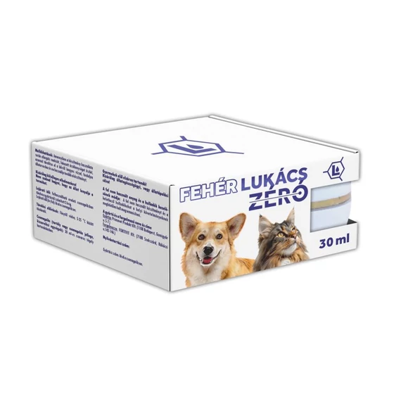 Kék Lukács Fehér Kenőcs Zéró 30 ml-es tubusos bőrnyugtató és ekcéma elleni krém kutyáknak és macskáknak