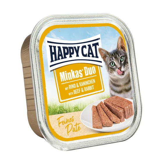 Happy Cat Minkas Duo Marha - Nyúl alutasakos nedves macskaeledel
