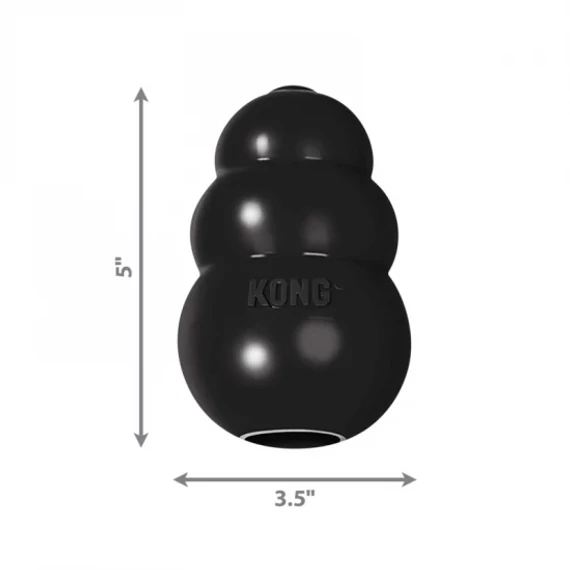 KONG Extreme kutyajáték XL fekete extra tartós rágójáték nagy kutyáknak