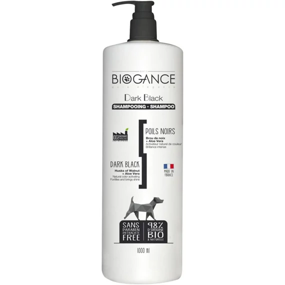 Biogance Dark Black sampon 250mL sötét szőrű kutyáknak és macskáknak