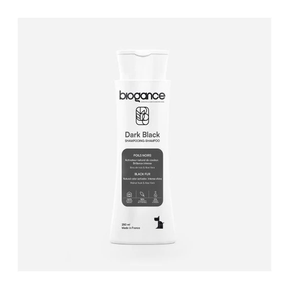 Biogance Dark Black sampon 250mL sötét szőrű kutyáknak és macskáknak