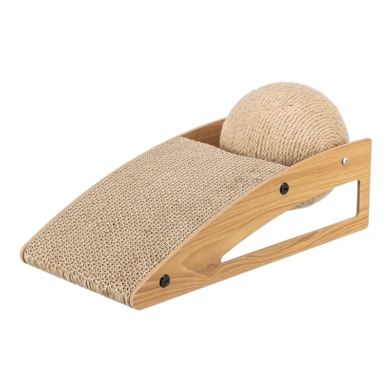 Trixie Kaparó Rámpa Labdával karton/MDF, 40 × 17 × 20 cm