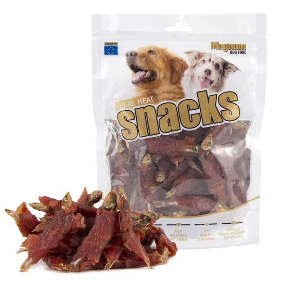 Magnum hal kacsával jutalomfalat kutyáknak 250 g természetes snack