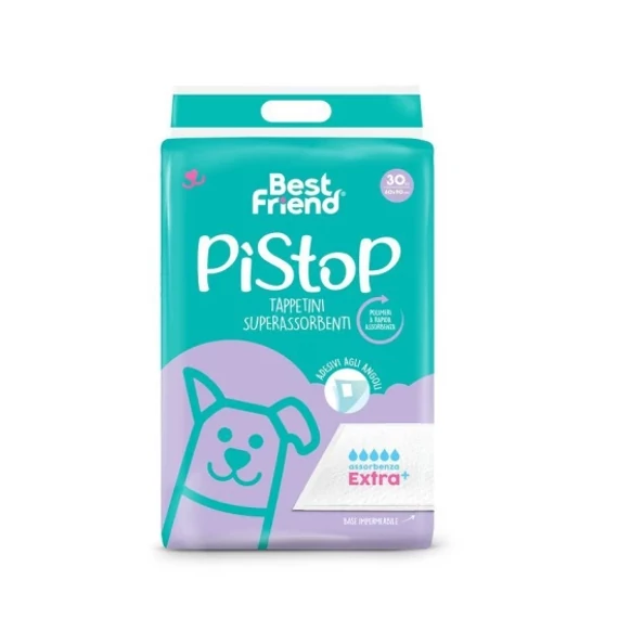 PíStop helyhez szoktató kutyapelenka 60x90 cm öntapadós 30 db csomag