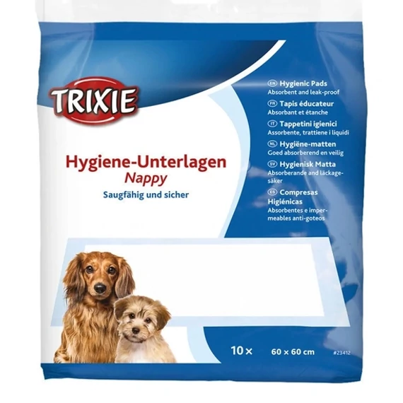 Trixie Helyhez Szoktató Pelenka 60×60 cm 10 db kölyökkutyáknak