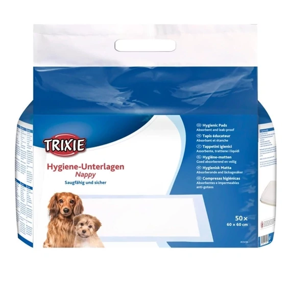 Trixie Helyhez Szoktató Pelenka 50 db 60×60 cm kölyök és felnőtt kutyáknak