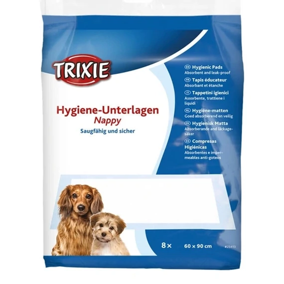Trixie Helyhez Szoktató Pelenka 8 db 60×90 cm kölyök és felnőtt kutyáknak