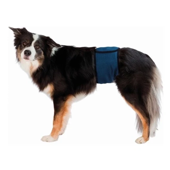 Trixie fiú kutya pelenka L 55-65 cm kék, mosható és betétes kialakítás