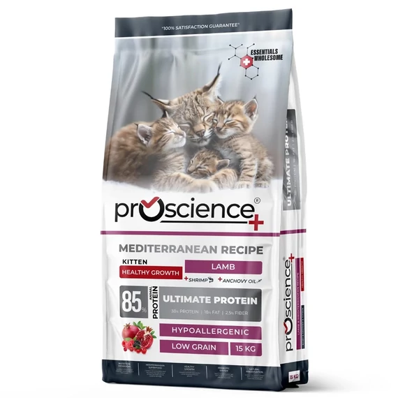 ProScience Kitten Lamb 15 kg prémium bárányhúsos kölyökmacska eledel