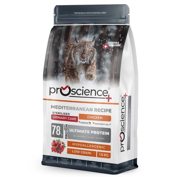 ProScience Sterilised Cat Chicken 1,5 kg prémium ivartalanított macskatáp