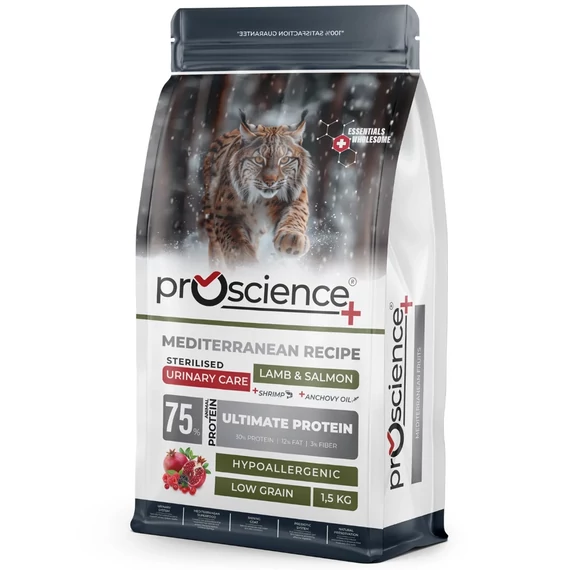 ProScience Sterilised Cat Lamb & Salmon 1,5 kg prémium ivartalanított macskatáp