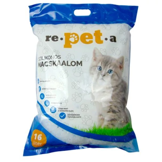 Repeta szilikonos macskaalom 16L 6,5kg kristály szerkezetű alom
