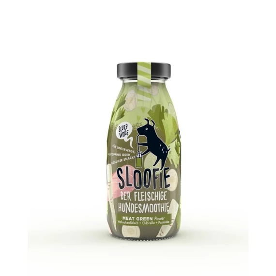 csirkehúsos monoprotein kutyaeledel SLOOFIE Meat Green energiatámogató