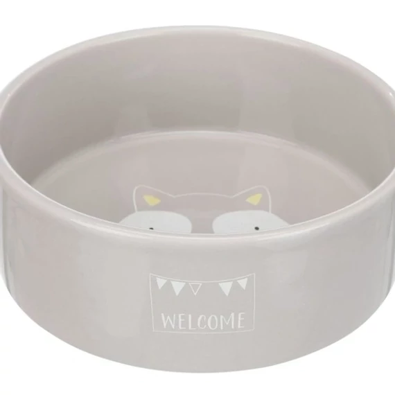 Trixie Junior Welcome kerámia tál 0,3L 12cm kölyök kutya cica etetőtál