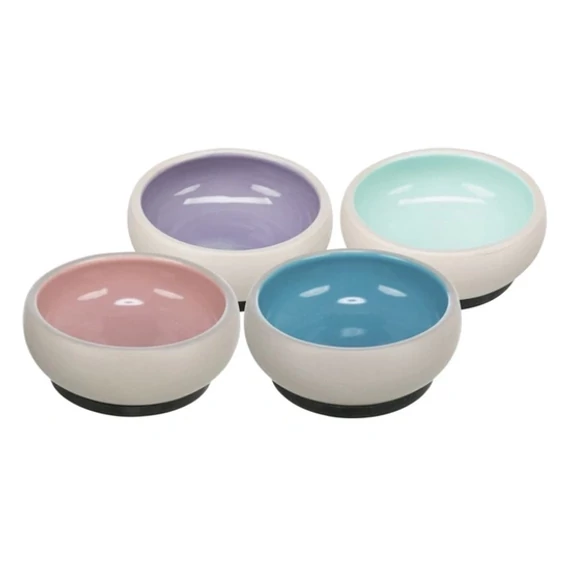 Trixie kerámia tál gumiperemmel 1L 17cm csúszásmentes kutya macska etetőtál