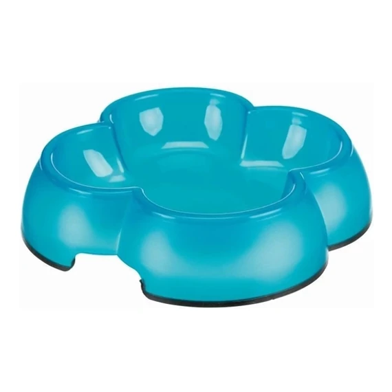 Trixie műanyag tál csúszásgátlóval 0,25L 12cm kutya macska etetőtál