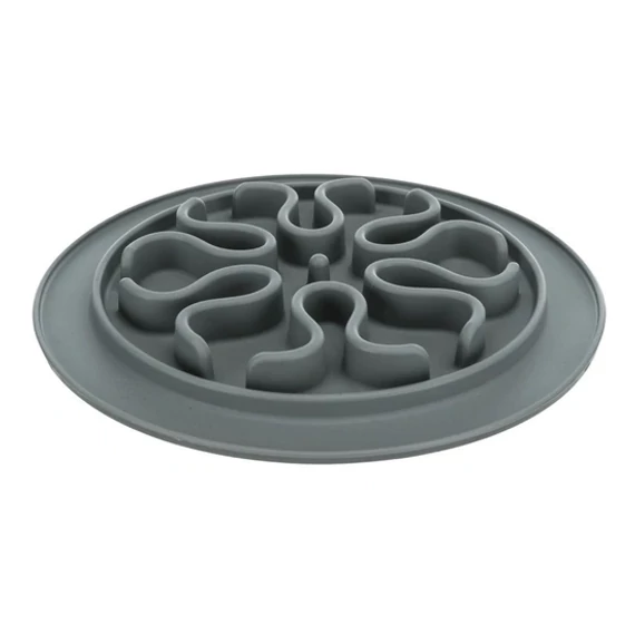 Trixie szilikon evéslassító tál 24cm habzsolásgátló kutya macska tál