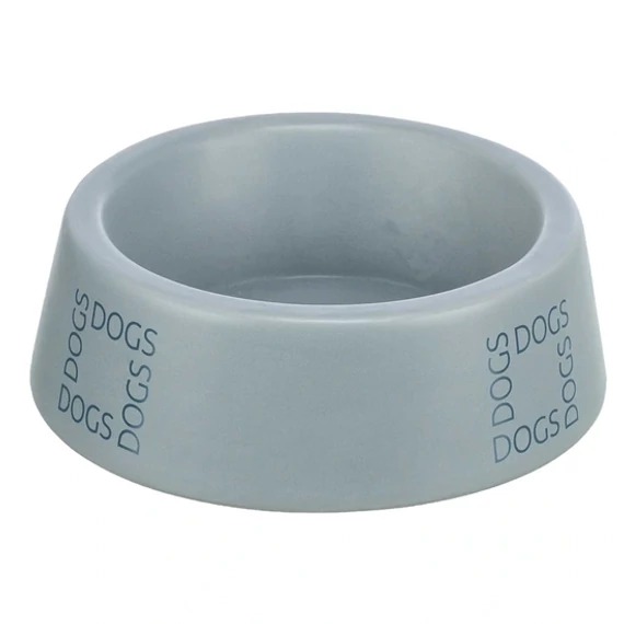 Trixie kerámia tál 0,4L 16cm szürke kék kutya macska etetőtál