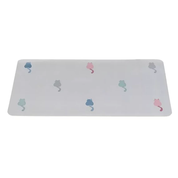 Trixie macska alátét zsályazöld szilikon etető alátét 44x28 cm