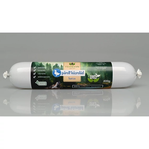 Teomann párolt kacsás húsrolád kutyáknak 800 g
