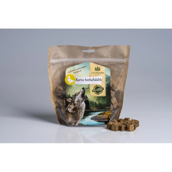 Teomann szárított kacsa kockafalatok 200g