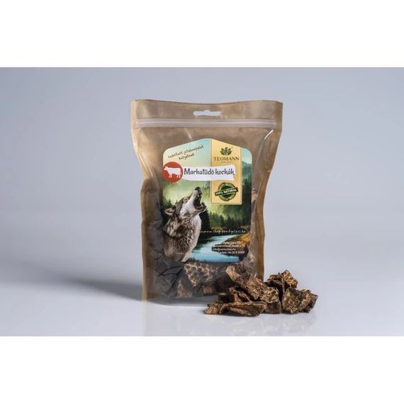 Teomann szárított marhatüdő kockák 250 g kutyáknak