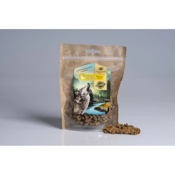 Teomann Tréning Snack Kacsa mini 100g – 1 cm-es falatok
