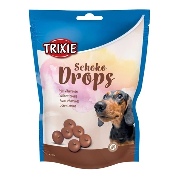 Trixie Csokoládé Drops 350g vitaminos kutyajutalomfalat csokoládé ízű drops formában