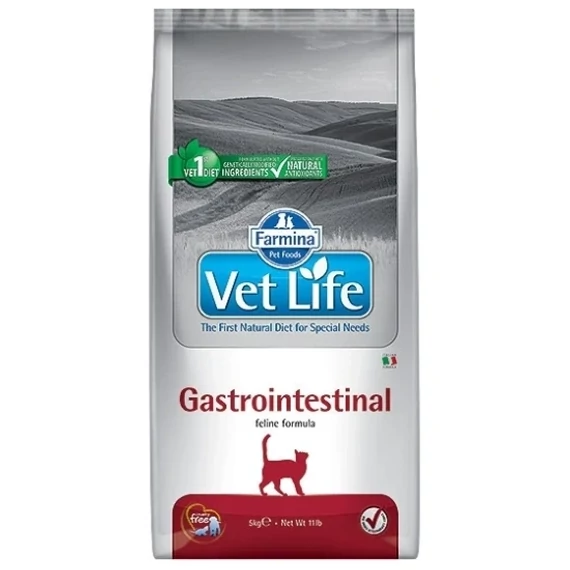 Farmina Vet Life Gastrointestinal macskatáp 10kg diétás eledel macskáknak