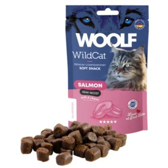 Woolf Wildcat lazacos jutalomfalat macskáknak 50 g